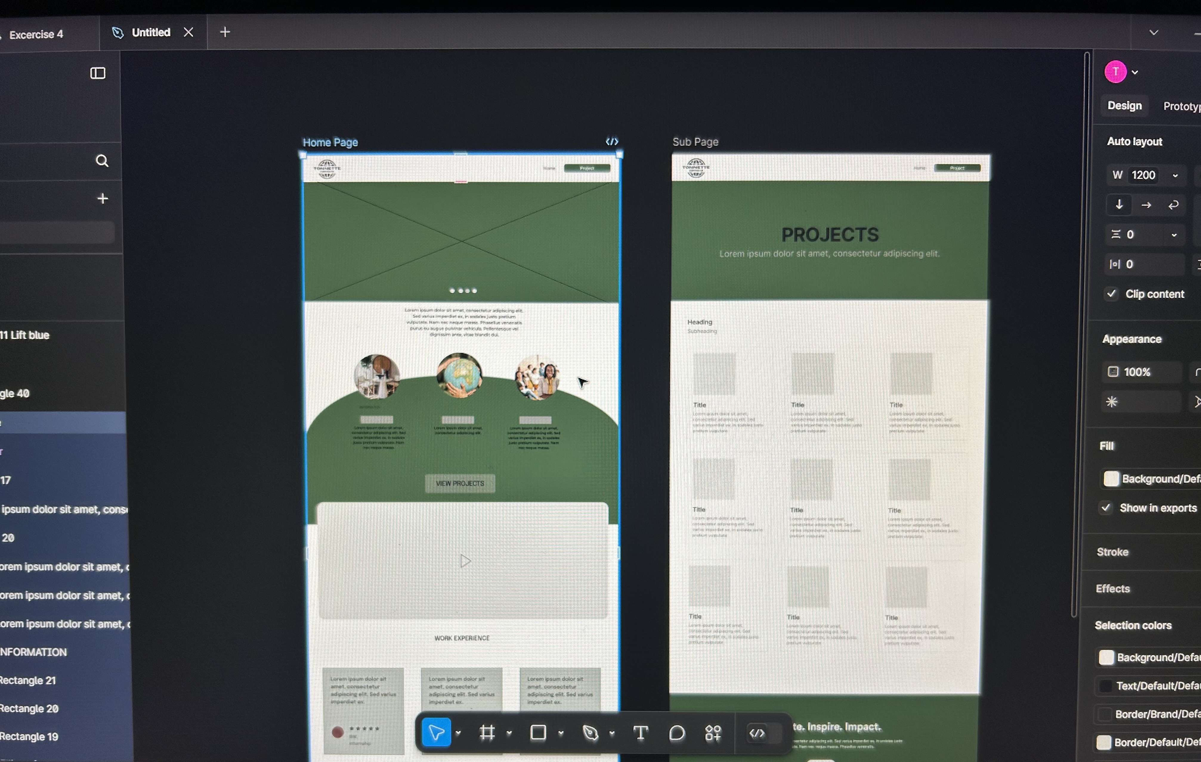 Sunset in the mountains